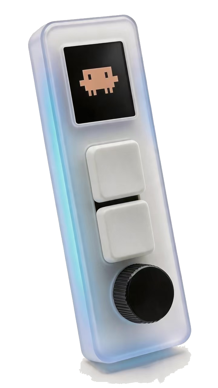 Vibokey 半透明按键设备概念渲染